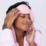 Blush Weighted Sleep Mask - Eye Mask - Image 3