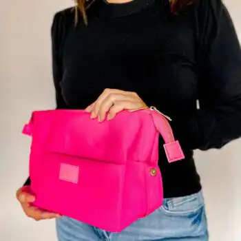 Pink Cosmetic Bum Bag