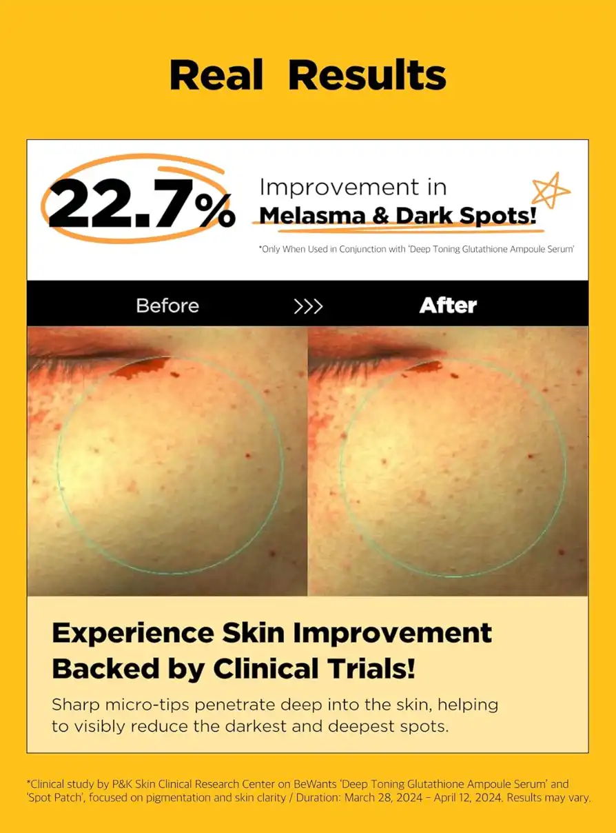 glutathione patch before and after Buy BeWants Dark Spot Hydroxocobalamin Injections - B12 30 servings Ilość:15 SZT