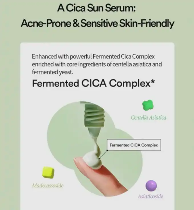 TOCOBO Cica Calming Sun Serum SPF 50+ - Image 2