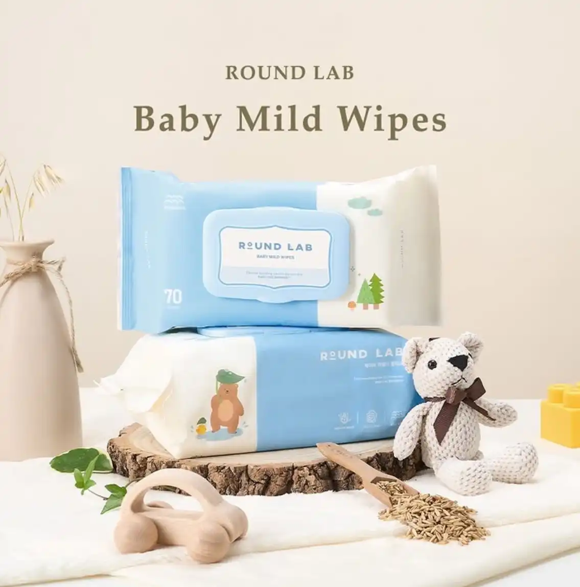Round Lab Baby Mild Wet Wipes