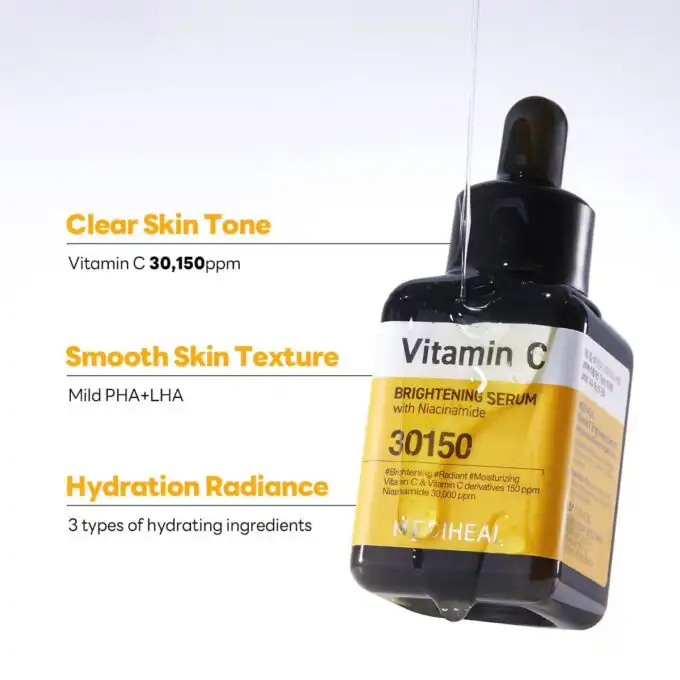 Mediheal Vitamide Brightening Pad & Vitamin C Brightening Serum Duo - Image 3