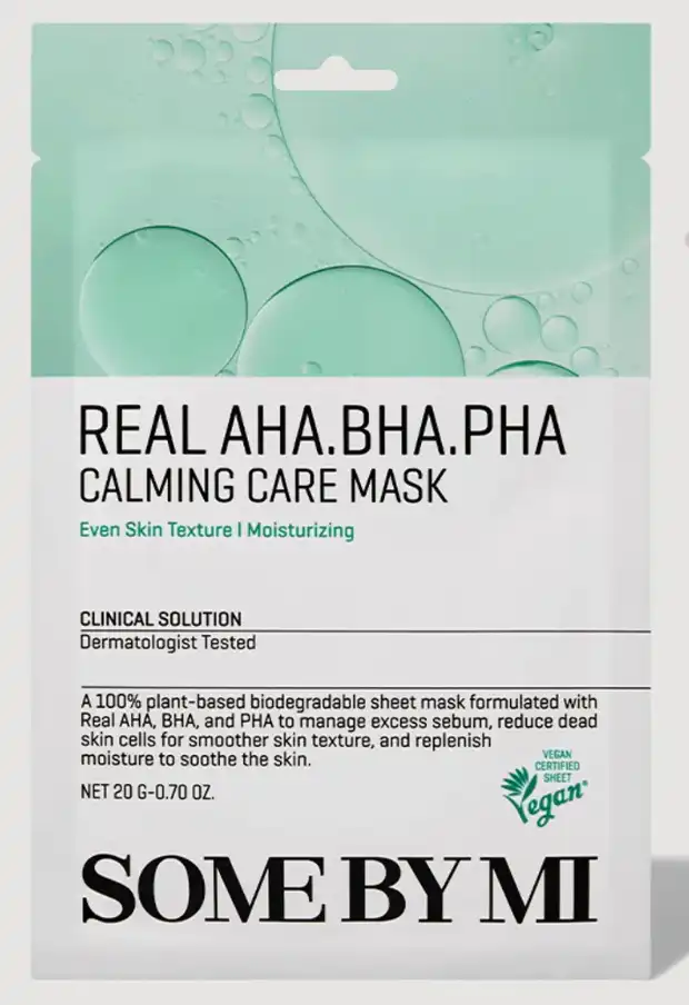 Some By Mi Real AHA BHA PHA Calming Care Mask