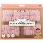 Cala Plush Spa Head & Wristband Set