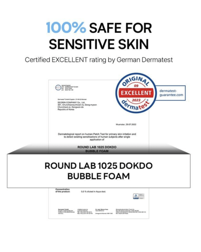 Round Lab 1025 DOKDO Bubble Foam | Soft and Clean Skin - Image 6