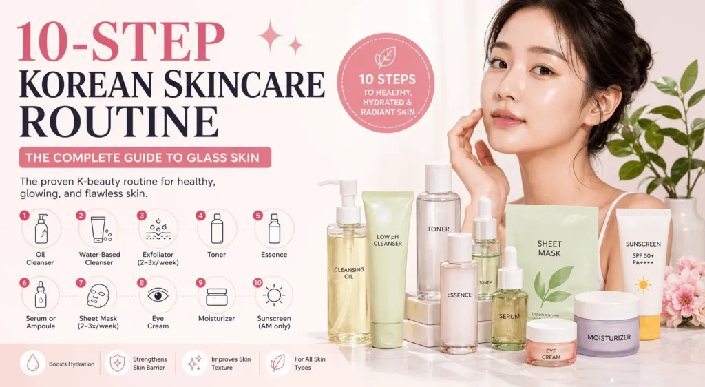 10-step Korean skincare routine