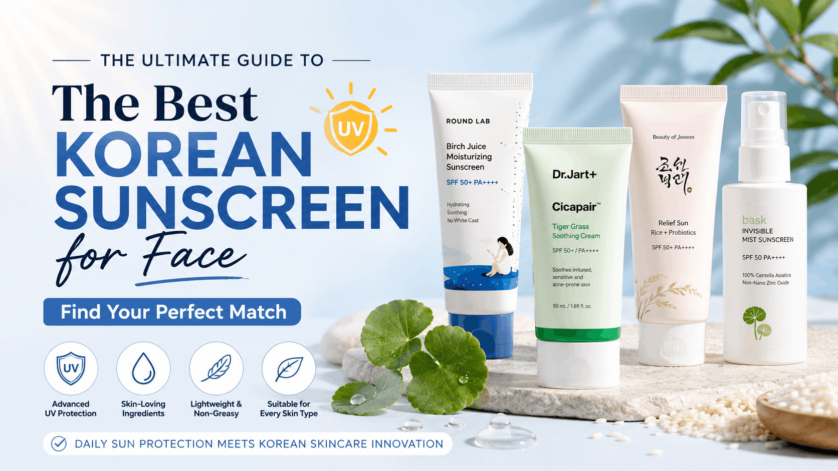 Best Korean Sunscreen for Face