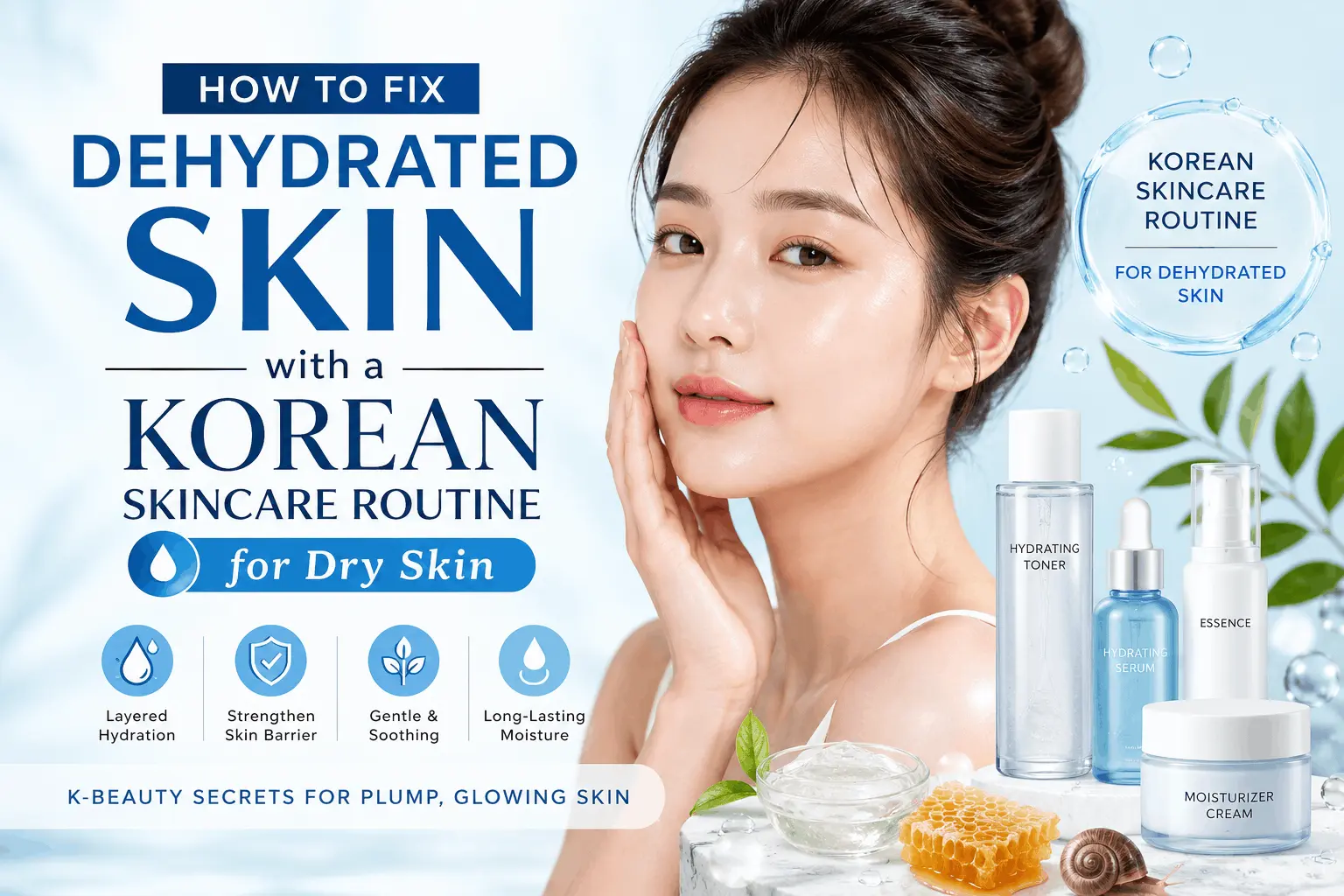 How to Fix Dehydrated Skin With a Korean Skincare Routine