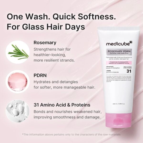 Medicube Rosemary PDRN Hair Mask Special Ingredients