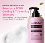 Medicube Rosemary PDRN Thickening Shampoo with Product Texture Seen