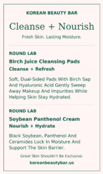 Round Lab Hydrate & Barrier Repair Duo (Birch Prep Pads + Soybean Panthenol Cream) - Image 2