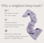 The Deep Sleep & Relaxation Duo (Weighted Eye Mask + Fast-Acting Sleep Strips) - Image 4